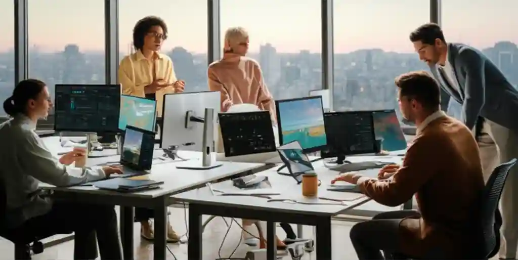 Modern tech office